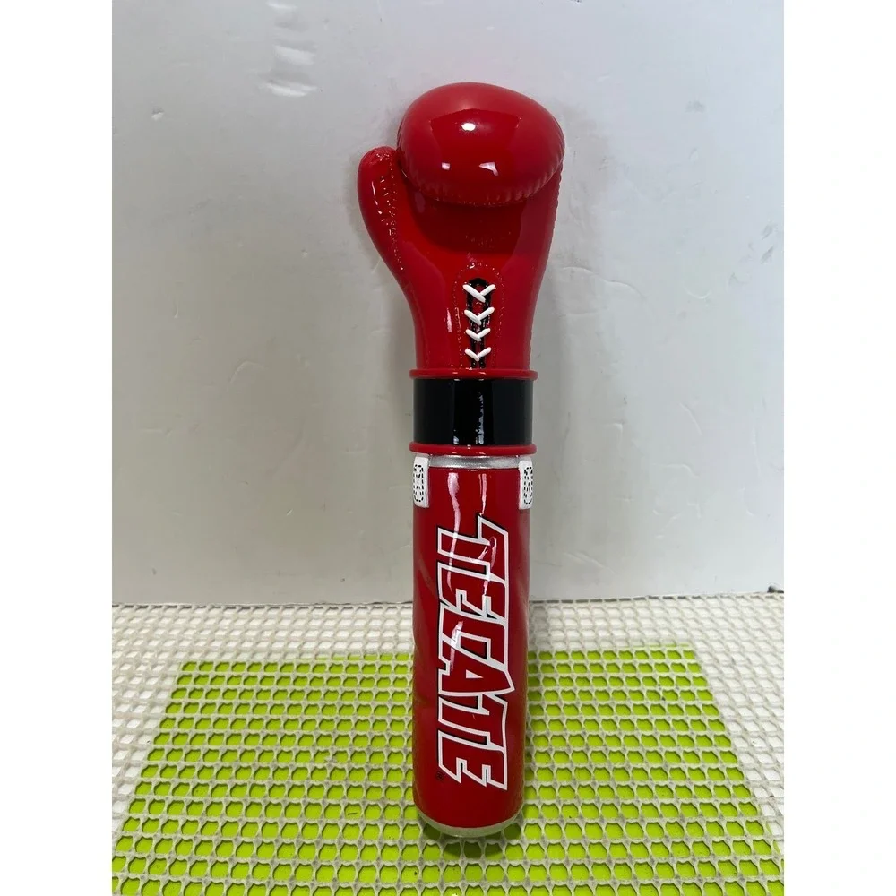 Tecate Branded  Beer Tap Handle Red Boxing Glove Collectible Barware Brew EUC
